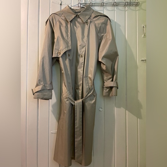 British Mist vintage trench coat size 18 like new - Picture 2 of 7